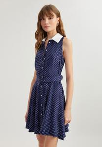 Платье-рубашка SLEEVELESS Koton, темно-синий