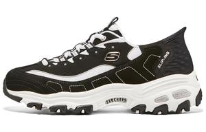 Кроссовки женские D"Lites 1.0 Chunky с низким верхом, черные/белые Skechers