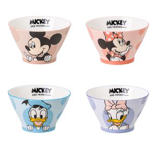 Мини коллекция Микки коллекция керамическая глазурь под цвет приподнятое основание миска милая рисовая миска привлекательная миска Disney