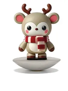 Фигурка оленя с шарфом Linee Recanati, бежевый