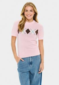 Футболка Saint Tropez MINDYSZ SS, Cherry Blossom/Light Pink