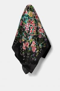 Шелковый шарф Answear.Lab, черный