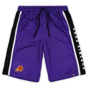 Мужские фирменные фиолетовые шорты Phoenix Suns Big & Tall Referee Iconic в сетку Fanatics