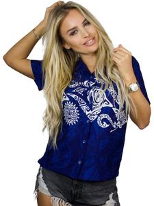 Блуза King Kameha Maori Chest, синий