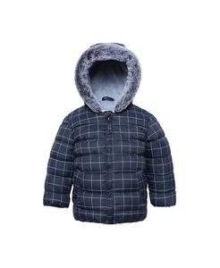 Флисовая куртка-пуховик с капюшоном для маленьких мальчиков Rokka&Rolla, серый