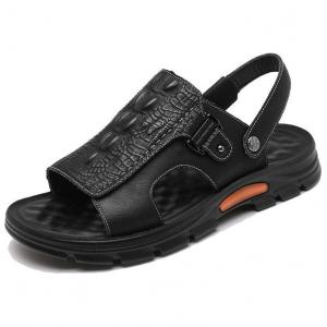 G.N.SHIJIA Пляжные сандалии мужские, черно-коричневые