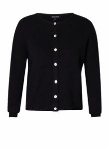 BASE LEVEL Вязаный кардиган в черном цвете
