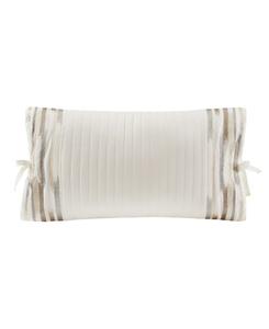 Декоративная подушка hanae с вышивкой, 30 см x 50 см. Natori, White