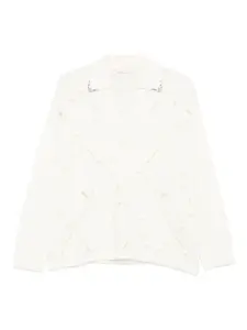 Свитер с вырезами Liu Jo, белый