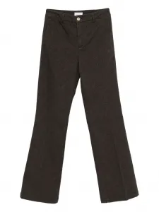 Расклешенные брюки 40 WEFT, коричневый