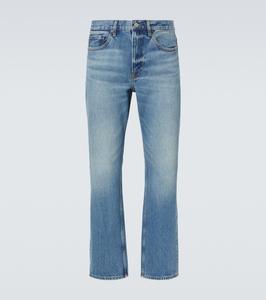 Прямые джинсы Boxy Jean с потертостями Frame, Abbey