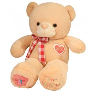 Плюшевый мишка Heart Teddy Bear, высота 80см/100см/120см/135см Tak Bebe, коричневый