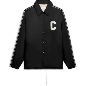 CELINE Приталенная куртка тренер, Black