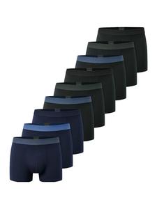 Schiesser Ретро шорты/брюки из хлопка 95/5, черный/темно-синий