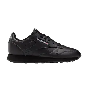 Кроссовки Reebok Classic Leather Big Kid, черный
