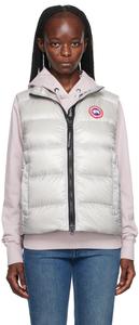 Серый кипарисовый пуховый жилет Silverbirch Canada Goose
