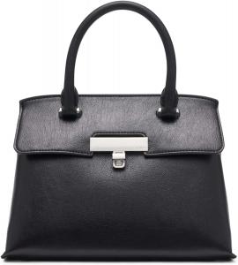 Женская сумка через плечо Calvin Klein Becky Mini - 2 в 1, веганская кожа, 2 кармана, Black/Silver