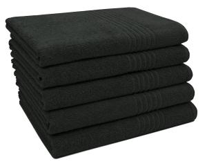Полотенца для душа набор  Zollner, черный