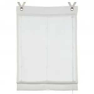 GARDINIA Римская штора «GRS Zen Silence», с крючком, без сверления, ткань на 50 % состоит из переработанного полиэстера, белый