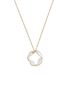 Колье Ветер RETRO CHIC, Gold & white