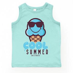 Футболка-майка Smileyworld cool summer ice cream blue youth The Juniper Shop, Seafoam