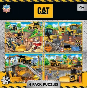 Набор пазлов Masterpieces kids из 4 предметов - гусеница, 100 элементов Masterpieces Puzzles, multicolor