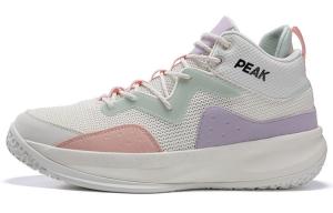 Баскетбольные кроссовки мужские низкие парусиновые белые Peak