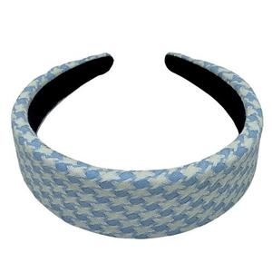 Синяя тканевая повязка для волос с узором «гусиные лапки» Myhomelife