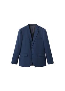 MANGO MAN Блейзер 'Paris' в королевском синем цвете Super Slim Fit