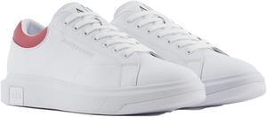 Мужские кожаные кроссовки AX Armani Exchange с толстой подошвой, белый