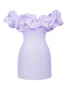 POST MERIDIEM платье мини Meringue, фиолетовый