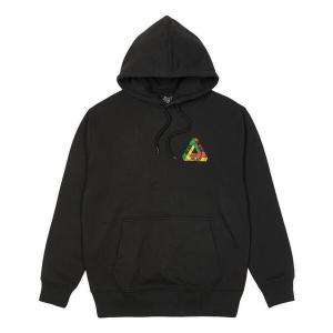 Толстовка fw22 swirl tri-ferg hoodie 'black' Palace, черный