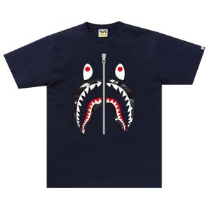 Футболка BAPE City Camo Shark, темно-синяя