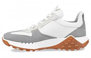 Мужские повседневные кроссовки Ecco Low Top с амортизацией бело-серые