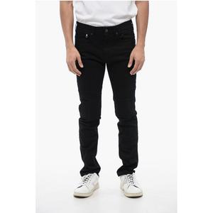 Джинсы байкерские обтягивающие стрейч 14 см Neil Barrett, Black