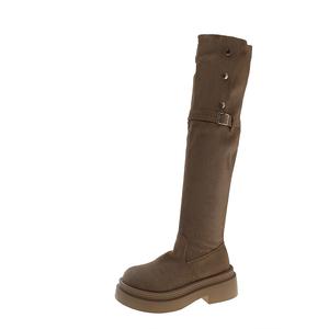 Ботильоны женские высотой 6 см CHERRY&KALIKA, хаки