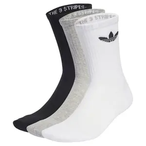 Носки adidas Originals Trefoil Cushion crew 3 pairs, разноцветный