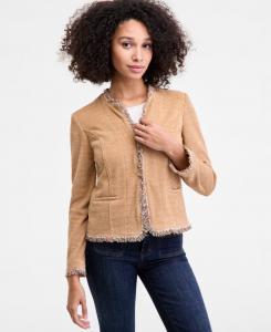 Женская куртка без воротника с бахромой Liverpool Los Angeles, Honey