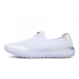 DILIKAN Мужские повседневные кроссовки низкие черно-белые белые, цвет White