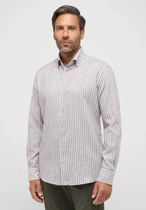 Рубашка Eterna с длинными рукавами "MODERN FIT", коричневый