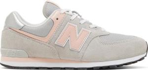 Детские кроссовки New Balance 574 Core, серый/розовый