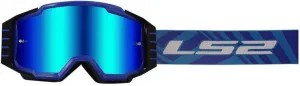Мотокроссовые очки LS2 Aura Enduro Series с линзами Pinlock, очки для эндуро, blue