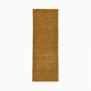 Шерстяной ковер ручной работы Ojai, 76x213 см, желто-золотистый