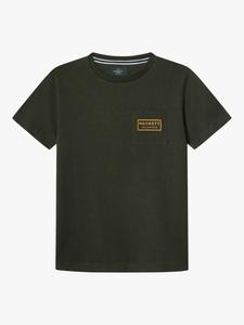 Детская хлопковая футболка Velospeed с коротким рукавом Hackett London, Hunter Green