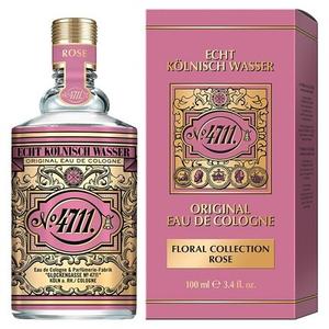 4711 Echt Kolnisch Wasser Floral Collection Rose Eau de Cologne 100ml Natural Spray Vaporisateur