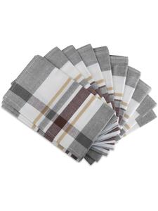 Aspero Кухонное полотенце 'Toffee Stripe' в сером цвете