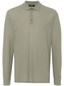 Zanone рубашка поло, зеленый