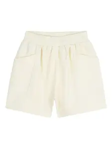 Шорты с эластичным поясом Kenzo Kids, бежевый