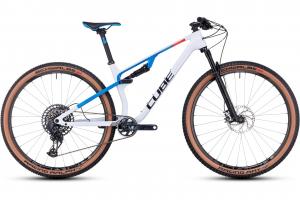 Горный велосипед Cube Ams zero99 c:68x slx 29 - 29 дюймов - fully, weiß | teamline