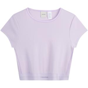Женская футболка SS25 Calvin Klein, qx6-светлый quartz фиолетовый